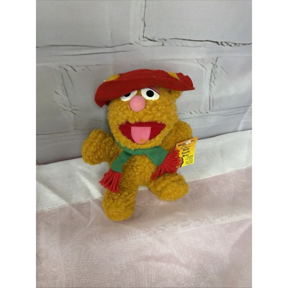 Muppet Babies Miss Piggy Fozzie Bear Christmas Plush Bundle McDonalds 1987 Vtg